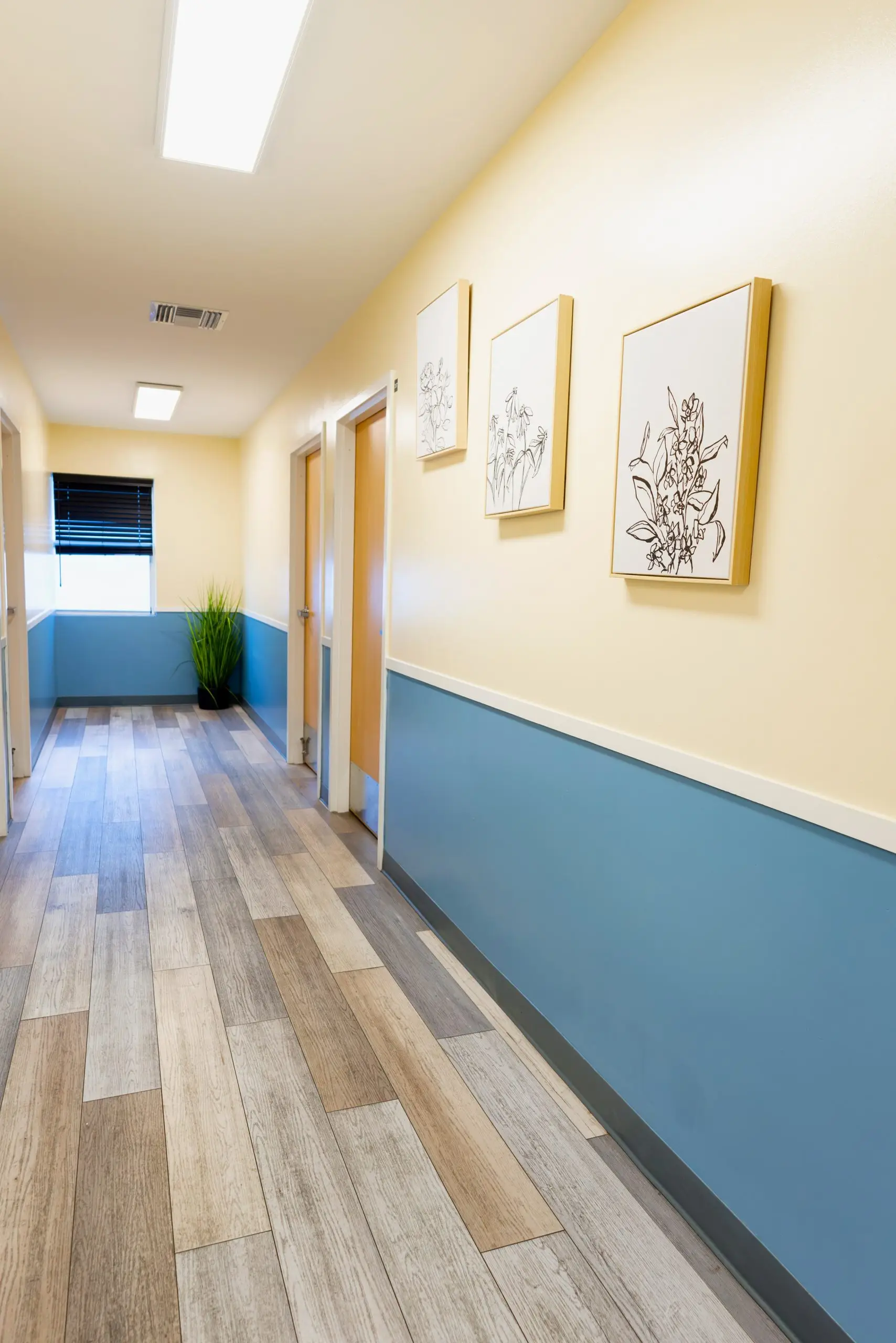 hallway at first step